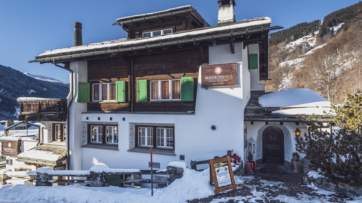 Aussenansicht des Madrisa-Mia an der Talstation der Madrisa Bergbahn. | © Davos Klosters Mountains