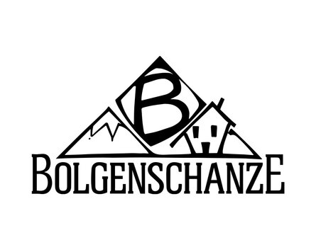 Schwarzes Logo der Bolgenschanze Bar Davos. | © Davos Klosters Mountains