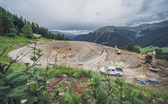 Staustelle neuer Speichersee Rinerhorn | © Davos Klosters Mountains