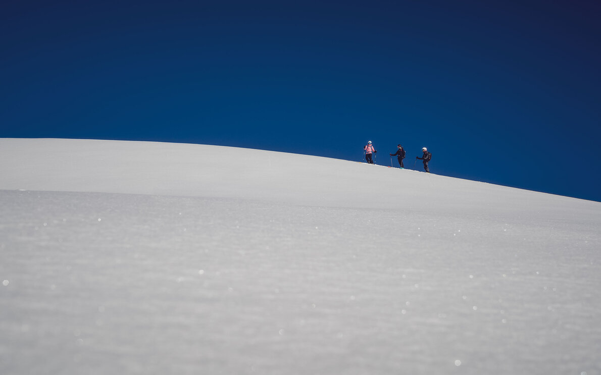 Gruppe Tourengänger am Pausieren | © Davos Klosters Mountains 