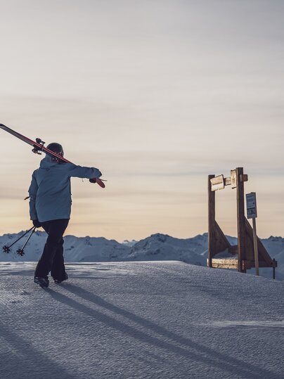 Fotoposten für Ski Challange  | © Davos Klosters Mountains 