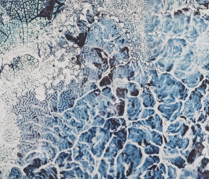 Acrylbild blau  | © Davos Klosters Mountains 