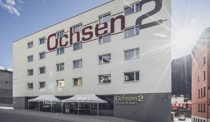Aussenansicht vom Hotel Ochsen 2 | © Davos Klosters Mountains